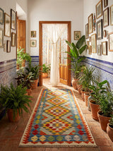 Kilim Afgano | 206 x 76 cm