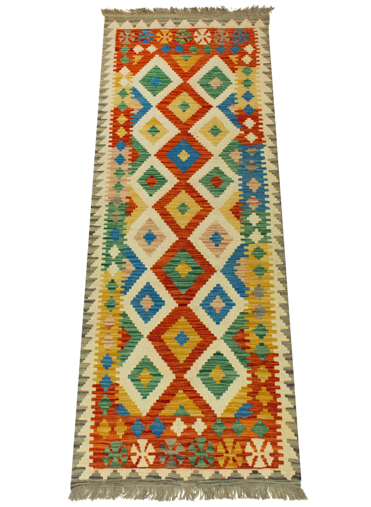 Kilim Afghan | 242 x 90 cm