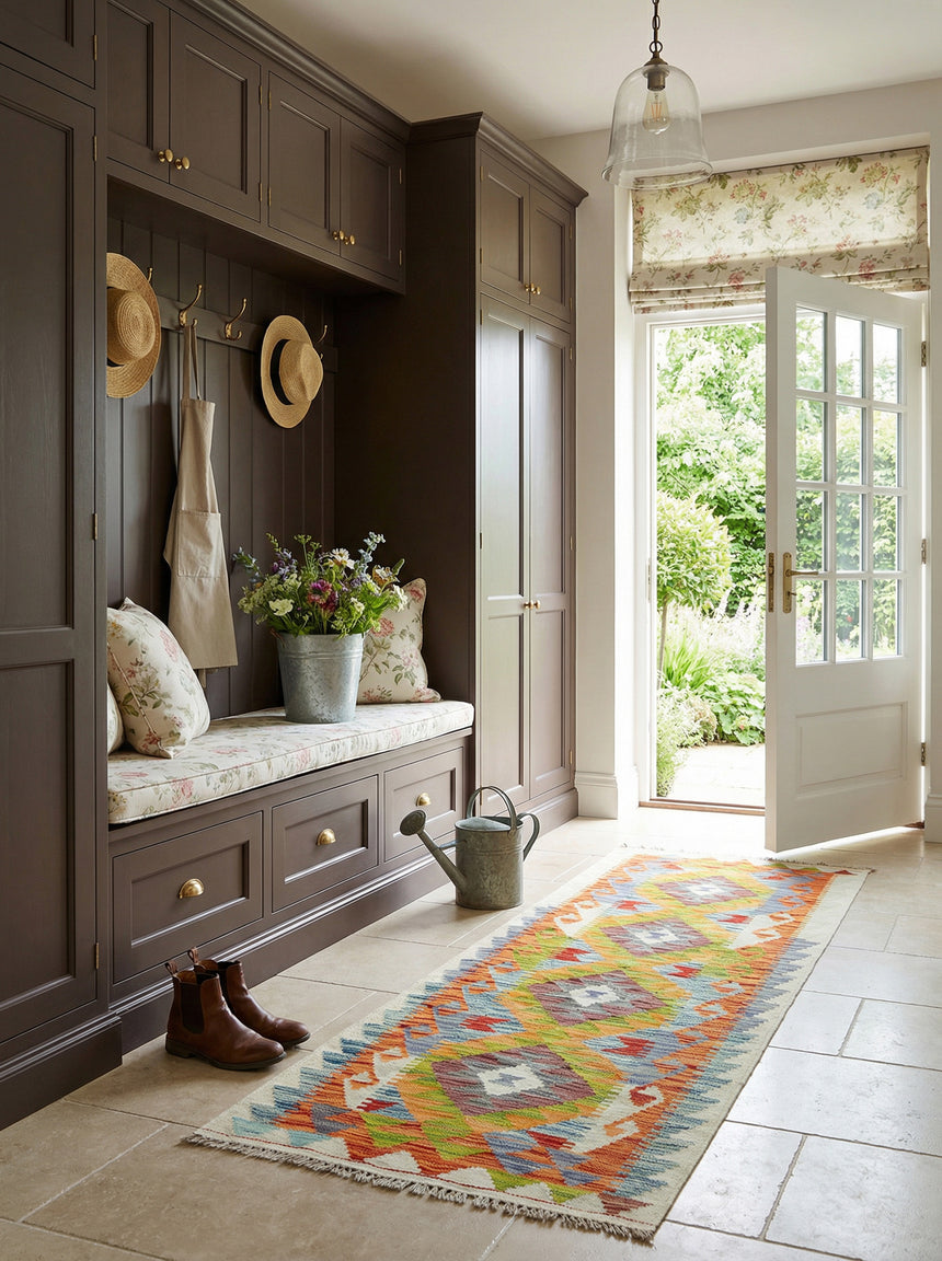 Kilim Afgano | 201 x 71 cm