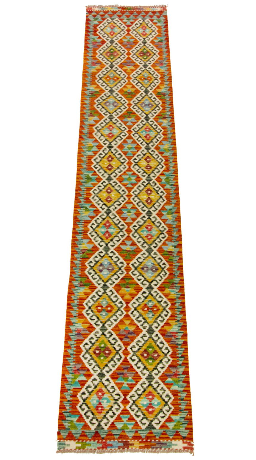 Kilim Afgano | 283 x 60 cm