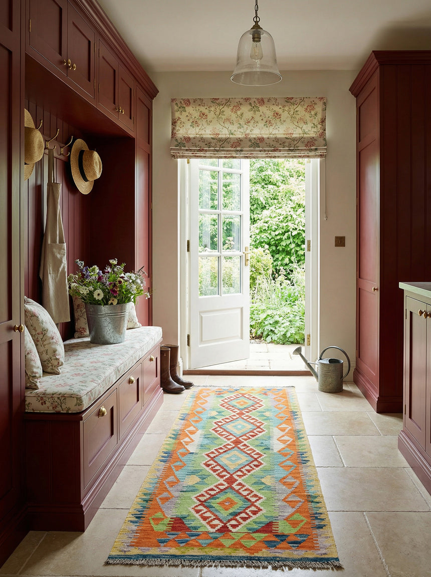 Kilim Afgano | 199 x 73 cm