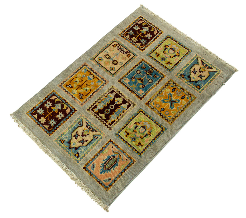Alfombra Kazak | 84 x 58 cm