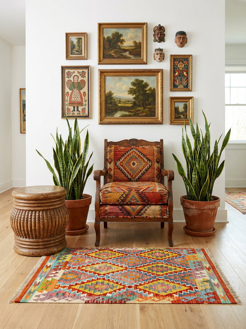 Kilim Afgano | 148 x 112 cm