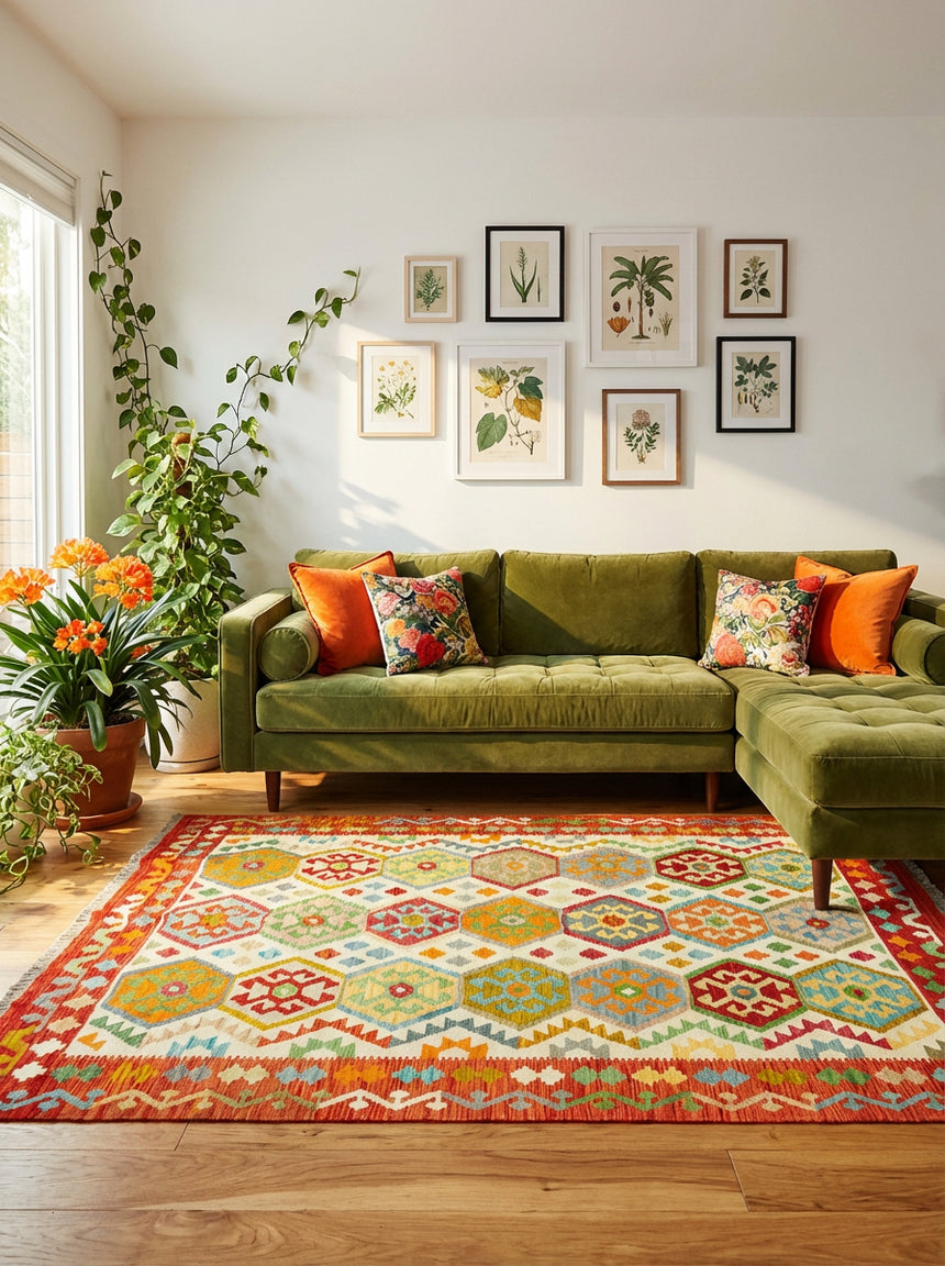 Kilim Afgano | 244 x 175 cm