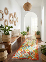 Kilim Afgano | 206 x 83 cm