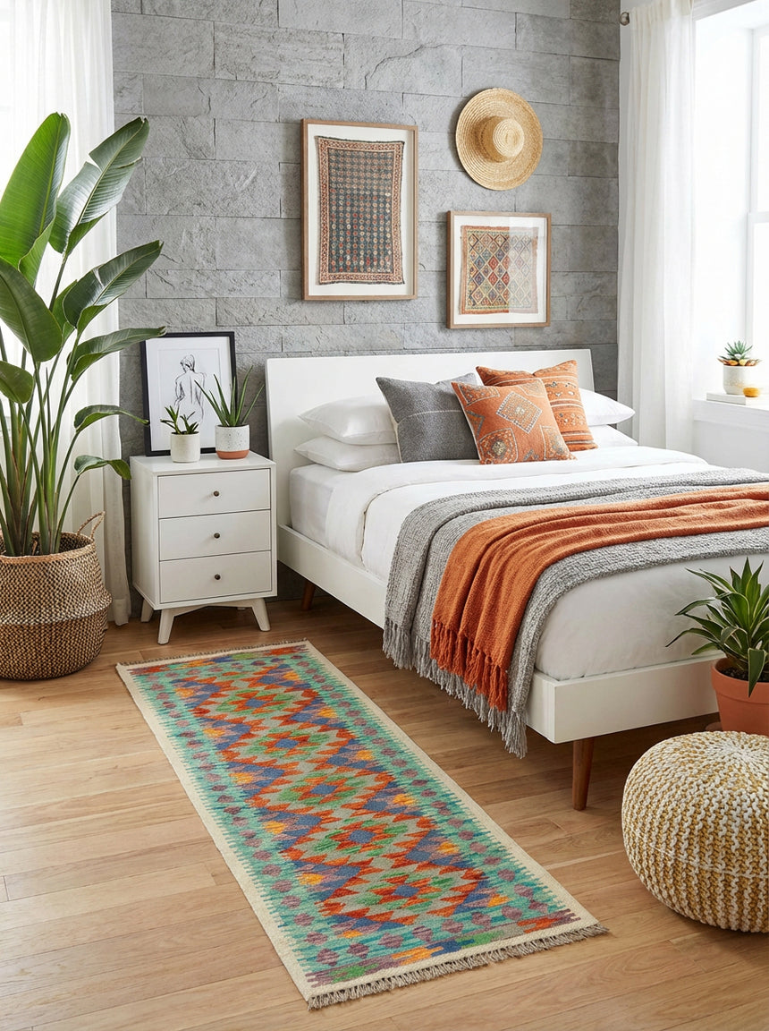 Kilim Afgano | 154 x 42 cm