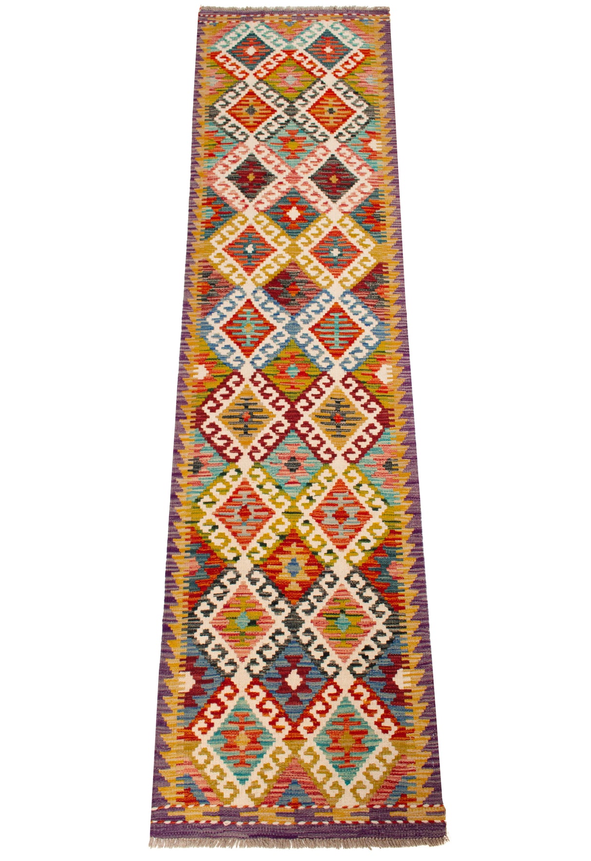 Kilim Afgano | 248 x 63 cm