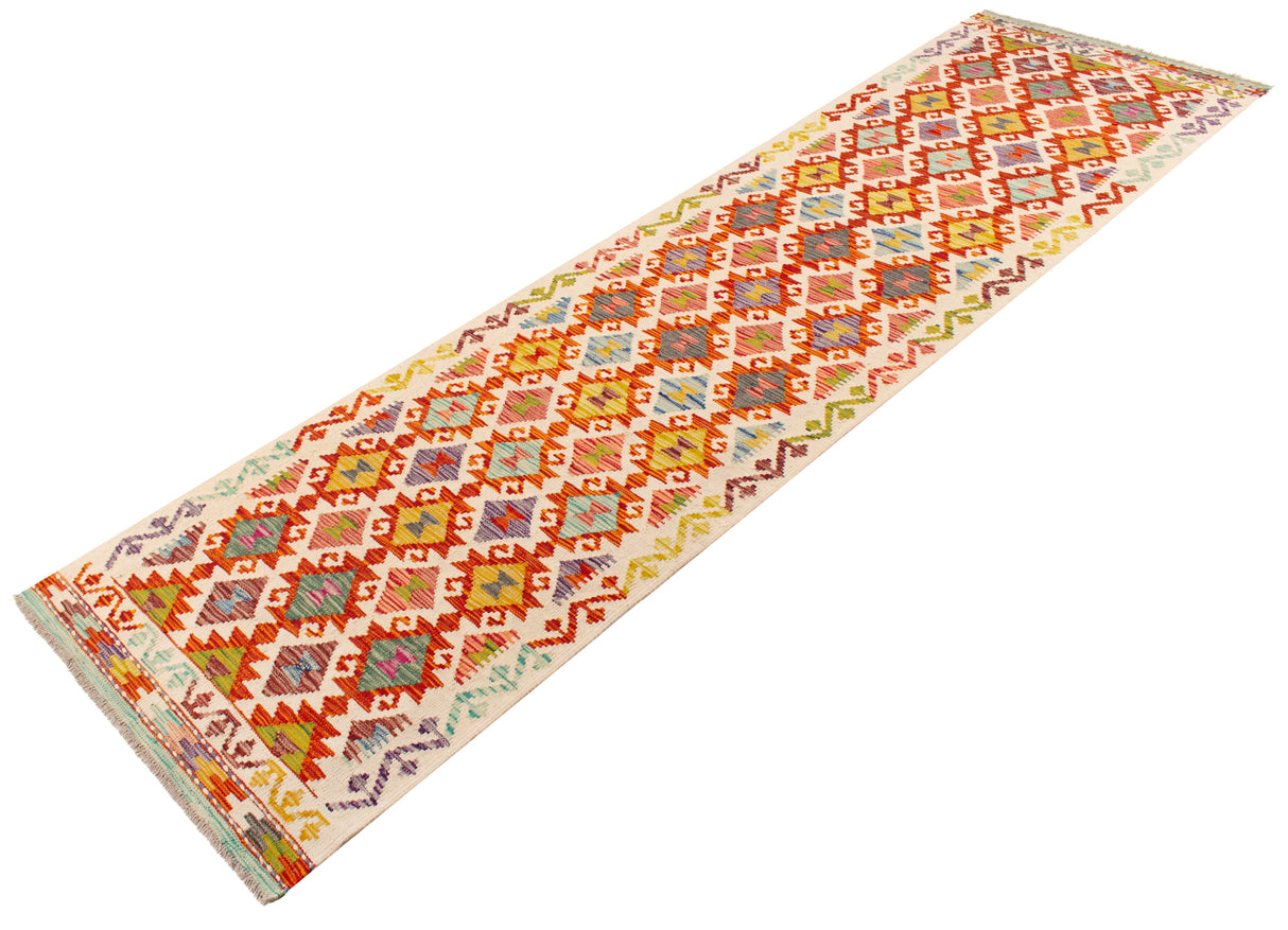 Kilim Afgano | 305 x 82 cm