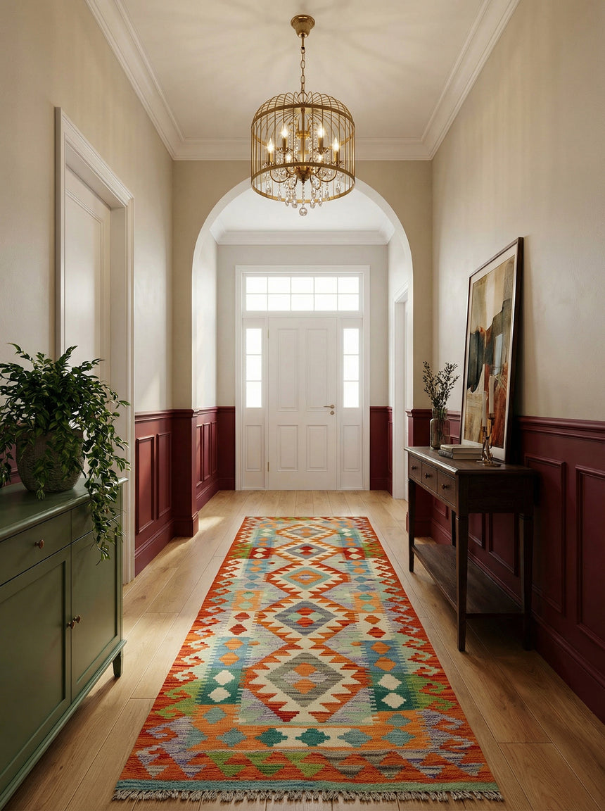 Kilim Afgano | 211 x 73 cm