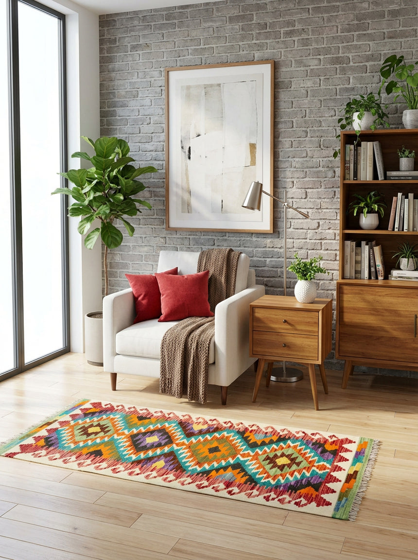 Kilim Afgano | 143 x 52 cm