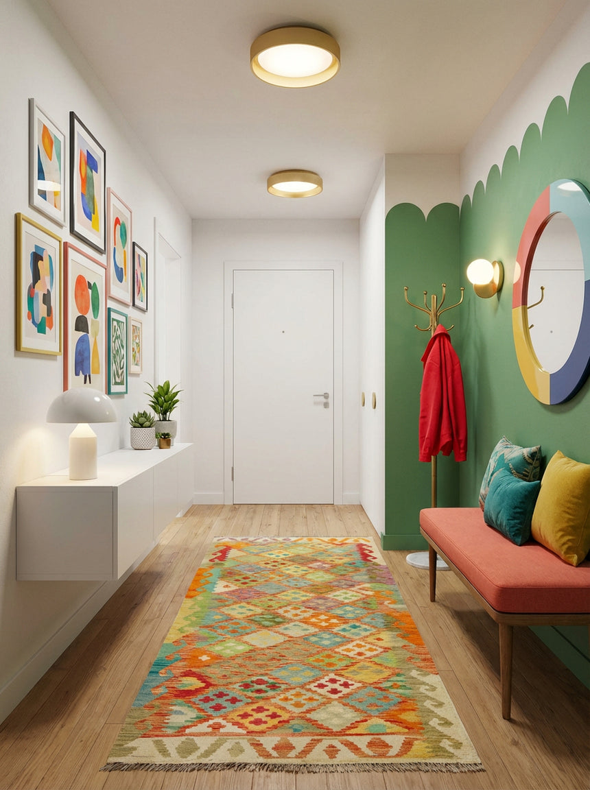 Kilim Afgano | 176 x 84 cm