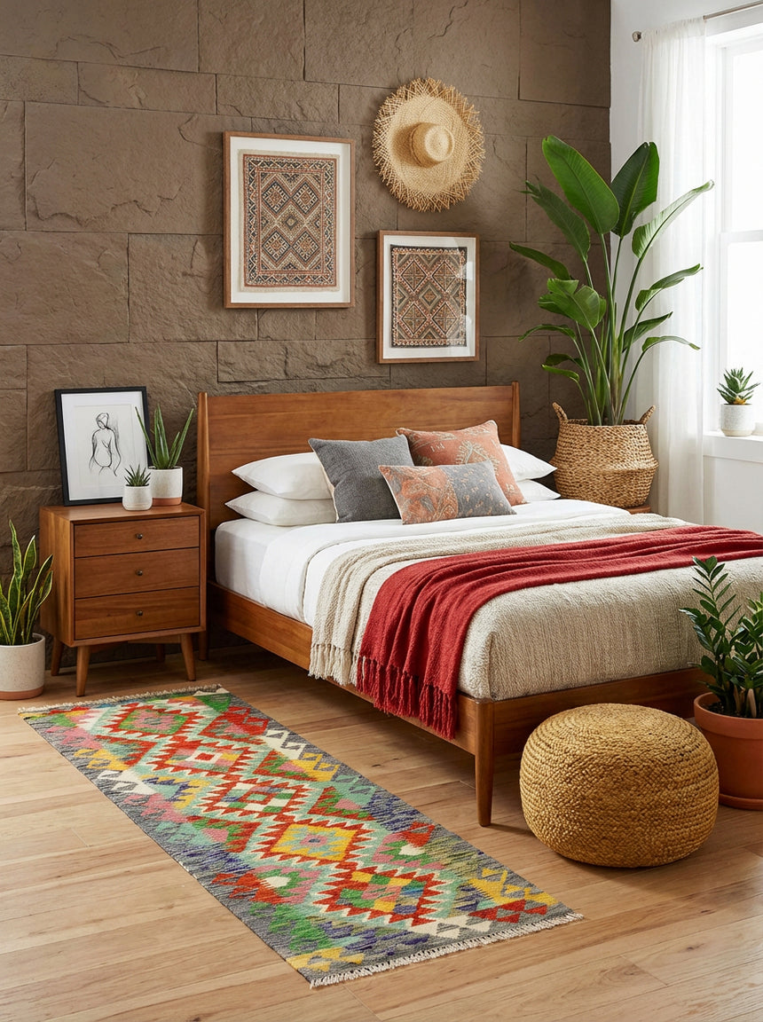 Kilim Afgano | 162 x 53 cm