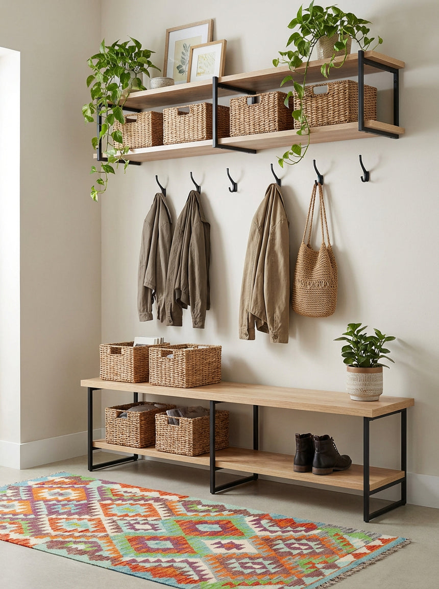 Kilim Afgano | 204 x 88 cm