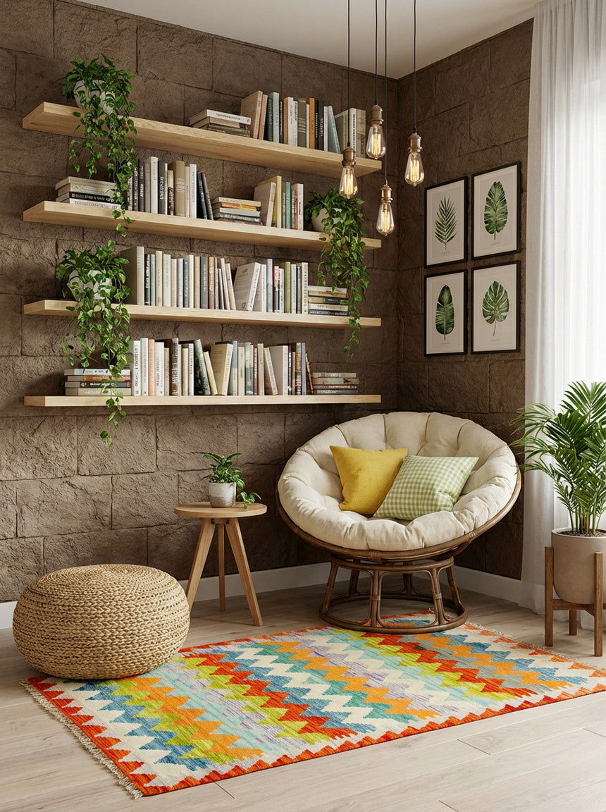 Kilim Afgano | 124 x 85 cm