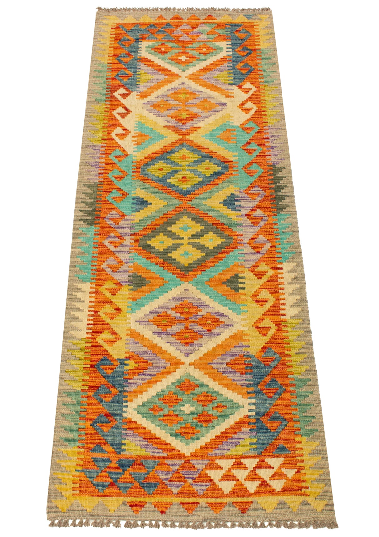 Kilim Afghan | 202 x 74 cm