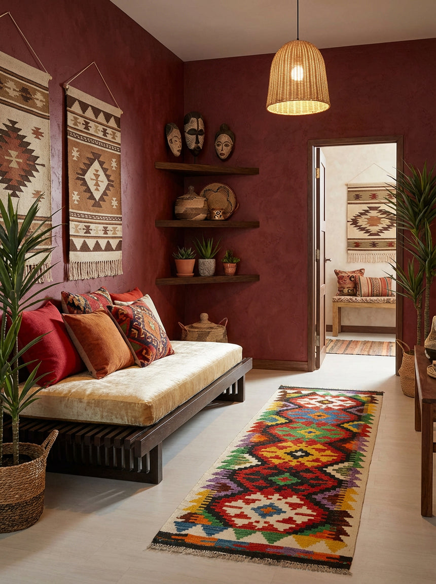 Kilim Afgano | 145 x 46 cm