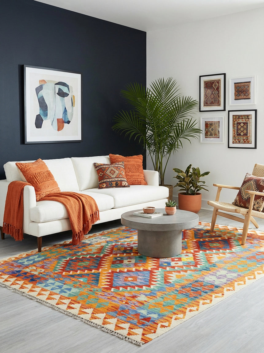 Kilim Afgano | 205 x 141 cm