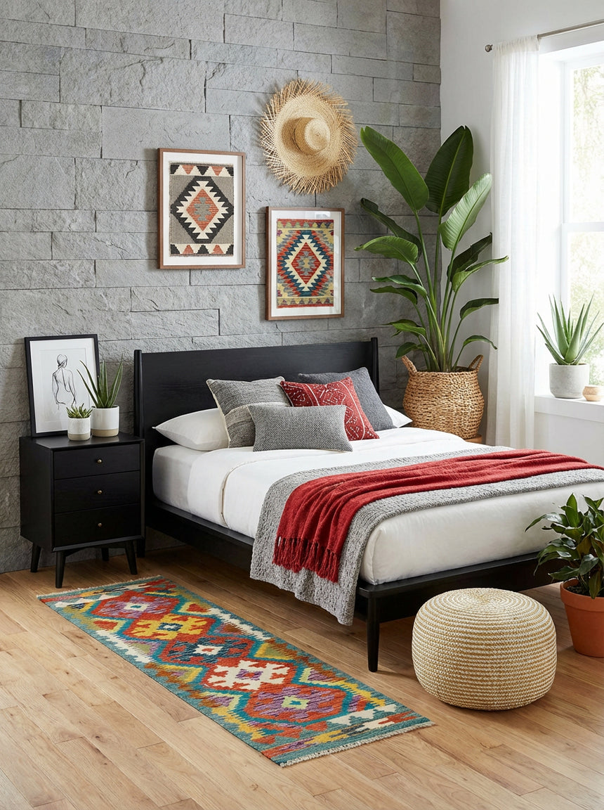 Kilim Afgano | 148 x 48 cm