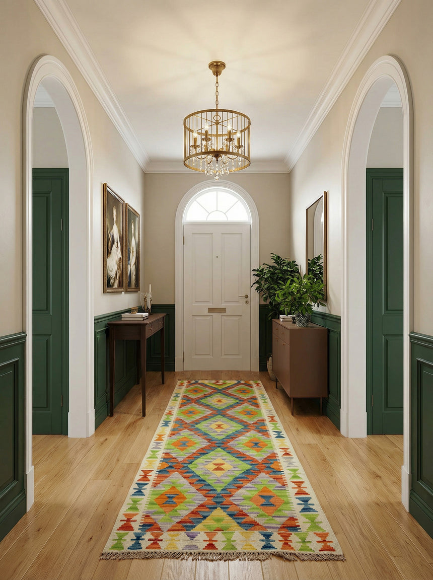 Kilim Afgano | 204 x 77 cm