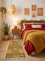 Kilim Afgano | 200 x 74 cm