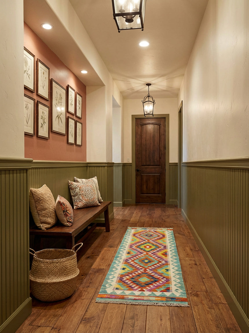 Kilim Afgano | 142 x 48 cm