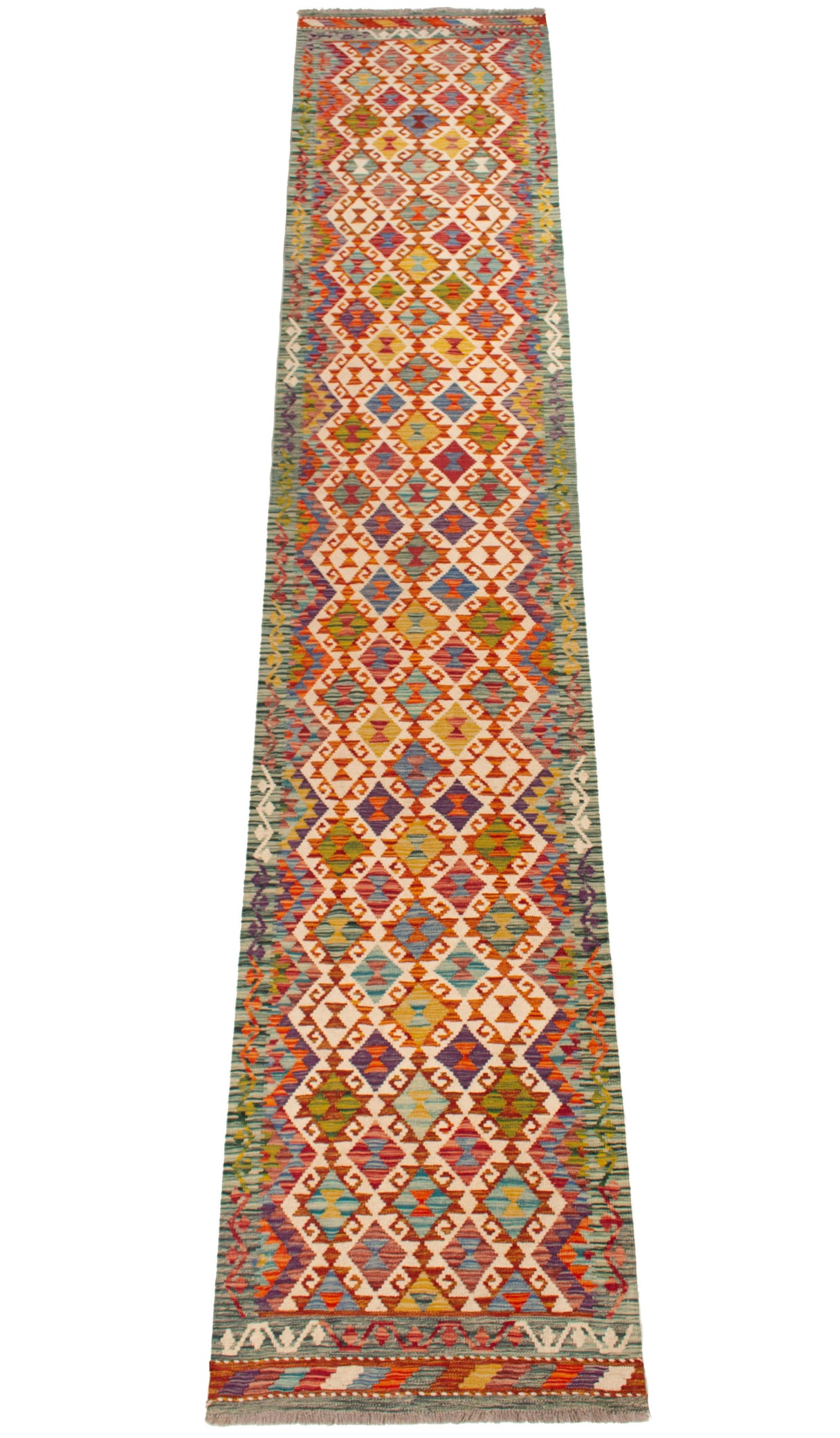 Kilim Afegão | 393 x 78 cm