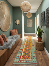 Kilim Afgano | 407 x 80 cm