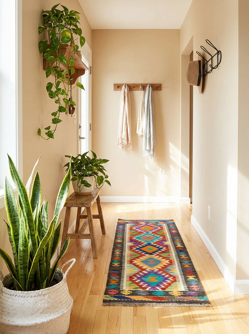 Kilim Afgano | 142 x 49 cm