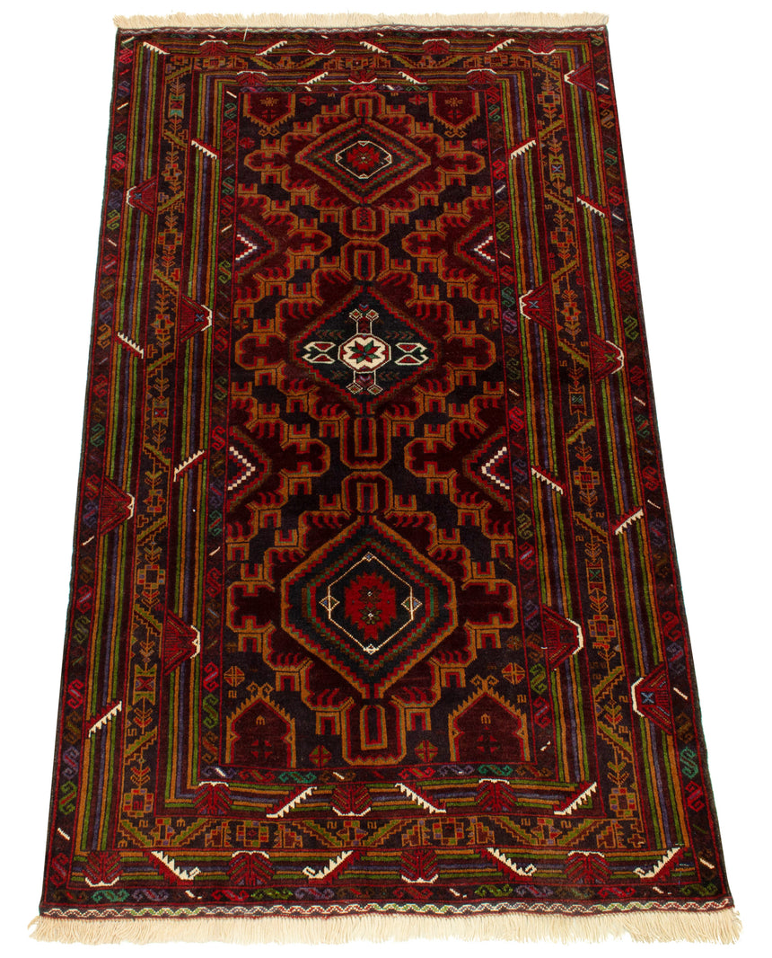 Alfombra Persa Baluch | 189 x 112 cm