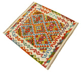 Kilim Afgano | 101 x 99 cm