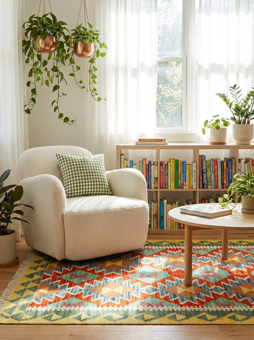 Kilim Afgano | 132 x 83 cm