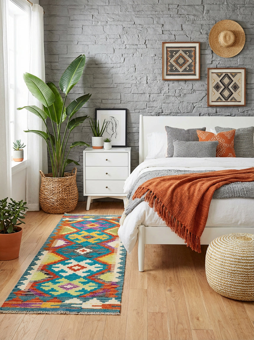 Kilim Afgano | 140 x 49 cm