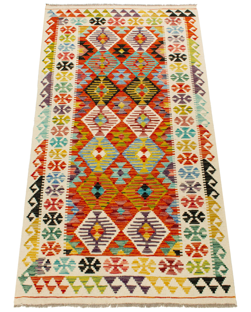 Kilim Afghan | 197 x 99 cm