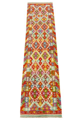 Kilim Afgano | 293 x 76 cm