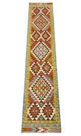 Kilim Afgano | 294 x 63 cm