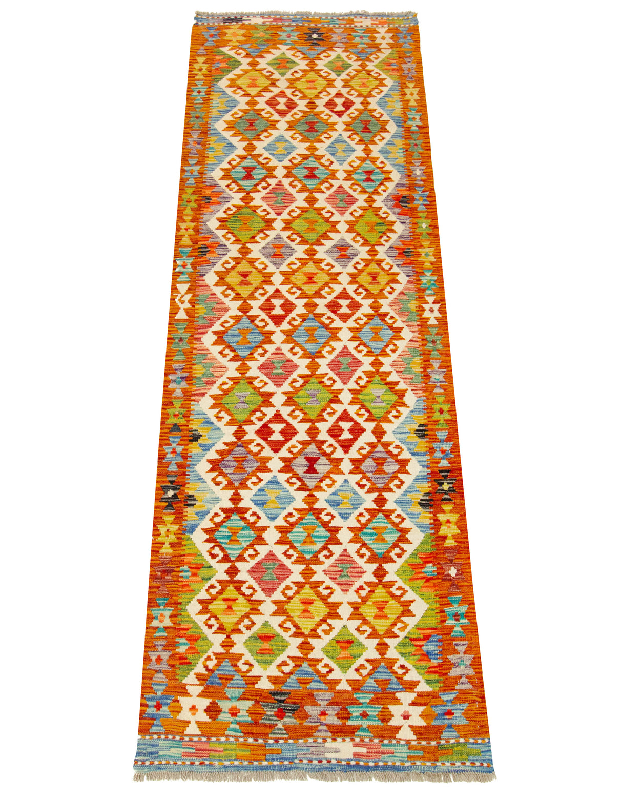 Kilim Afgano | 254 x 87 cm