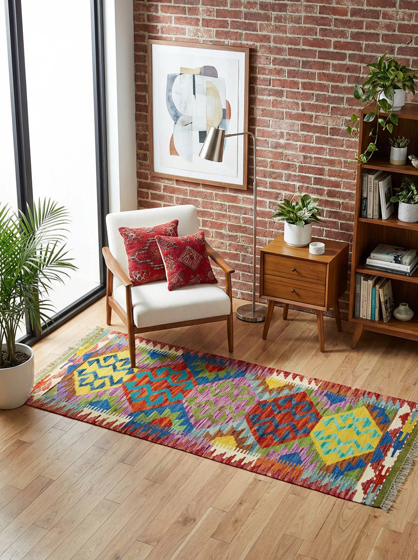 Kilim Afgano | 149 x 47 cm