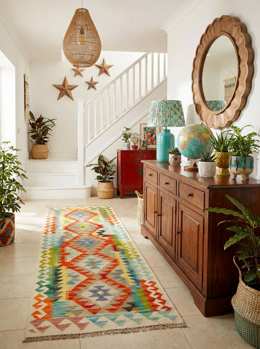 Kilim Afgano | 193 x 73 cm