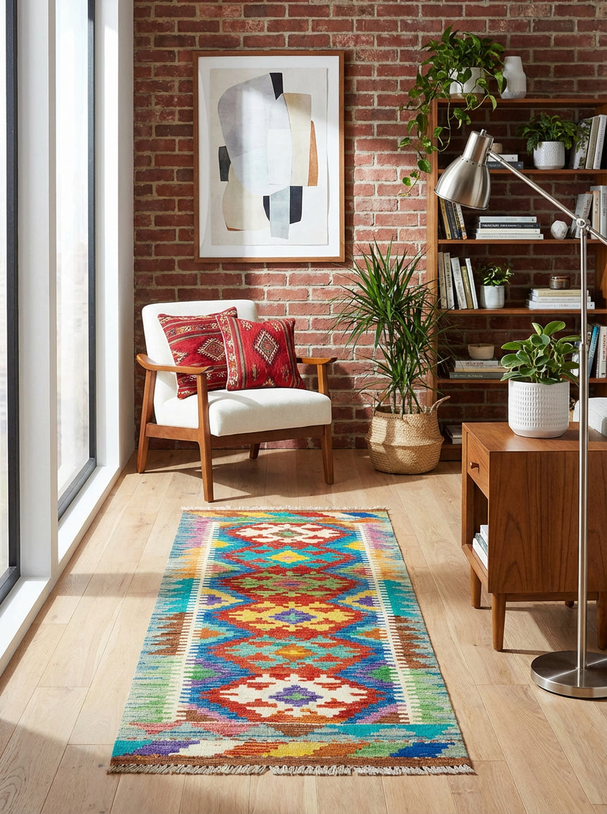 Kilim Afgano | 148 x 49 cm