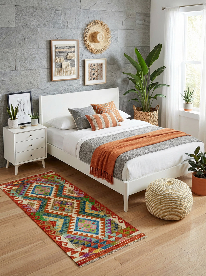 Kilim Afgano | 153 x 58 cm