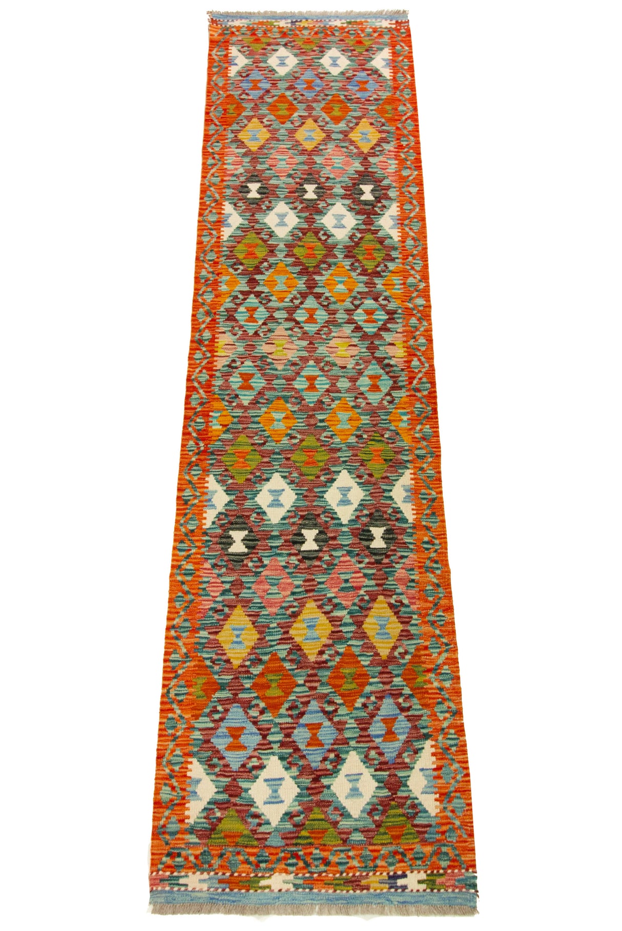 Kilim Afgano | 299 x 76 cm