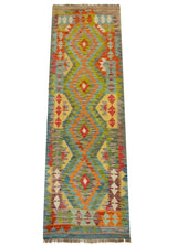 Kilim Afgano | 203 x 65 cm