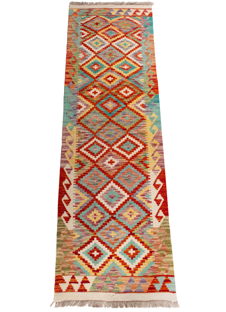 Kilim Afgano | 200 x 62 cm