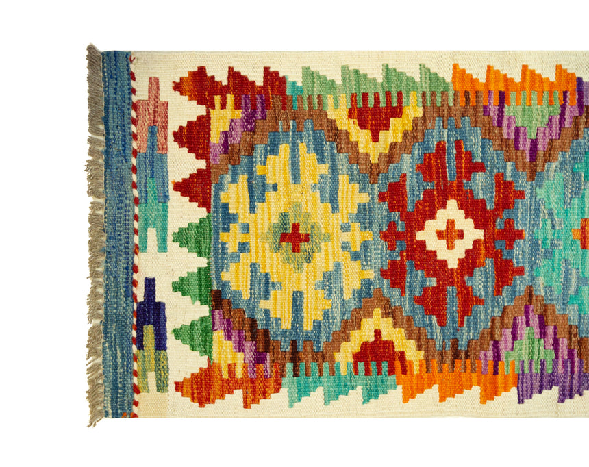 Kilim Afgano | 139 x 49 cm