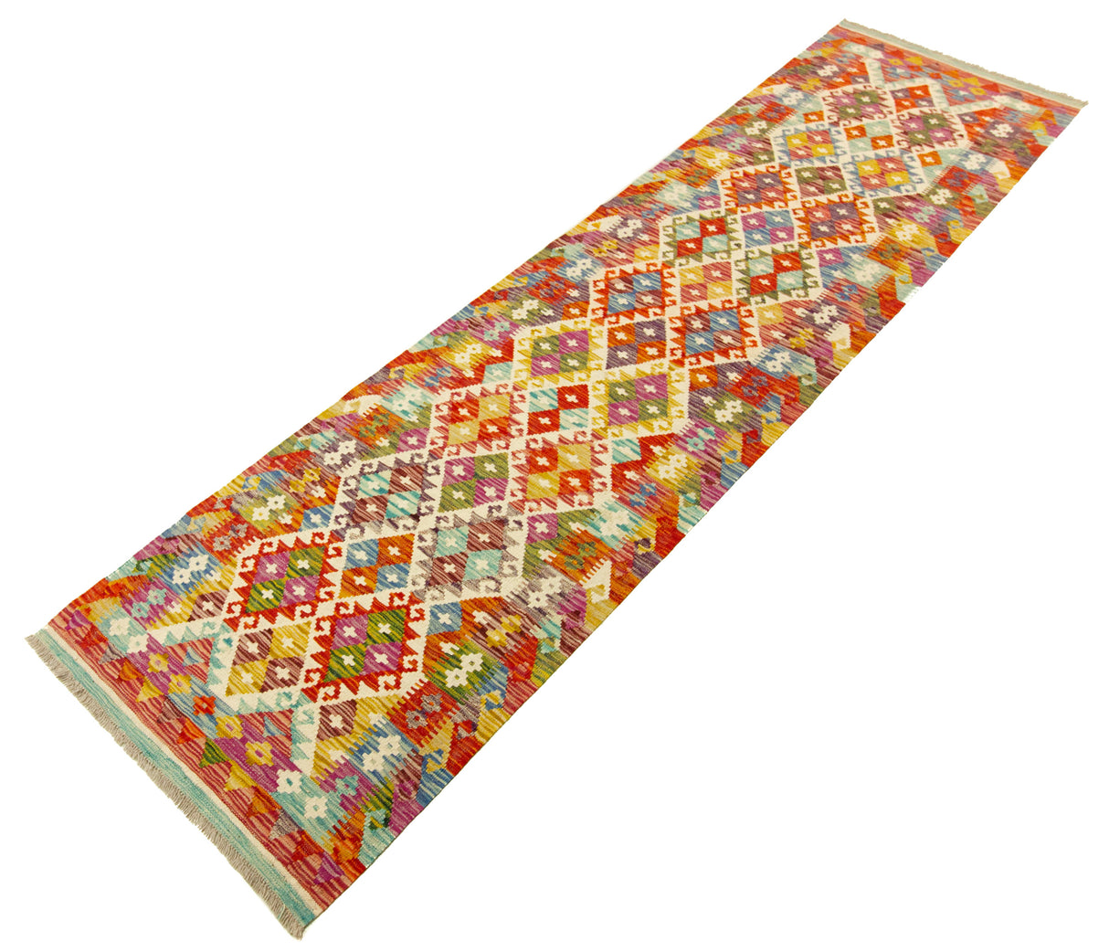 Kilim Afgano | 293 x 76 cm