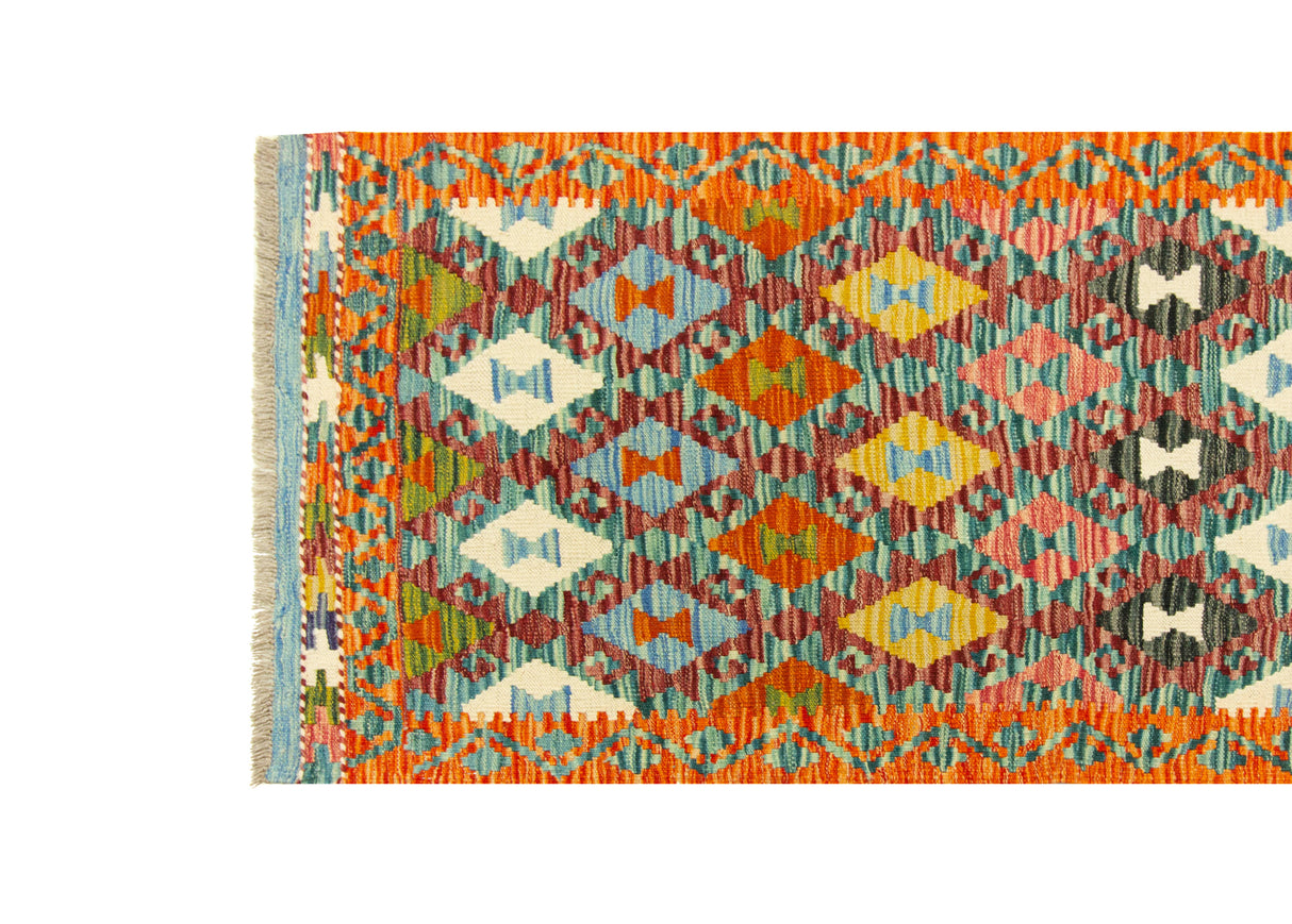Kilim Afgano | 299 x 76 cm
