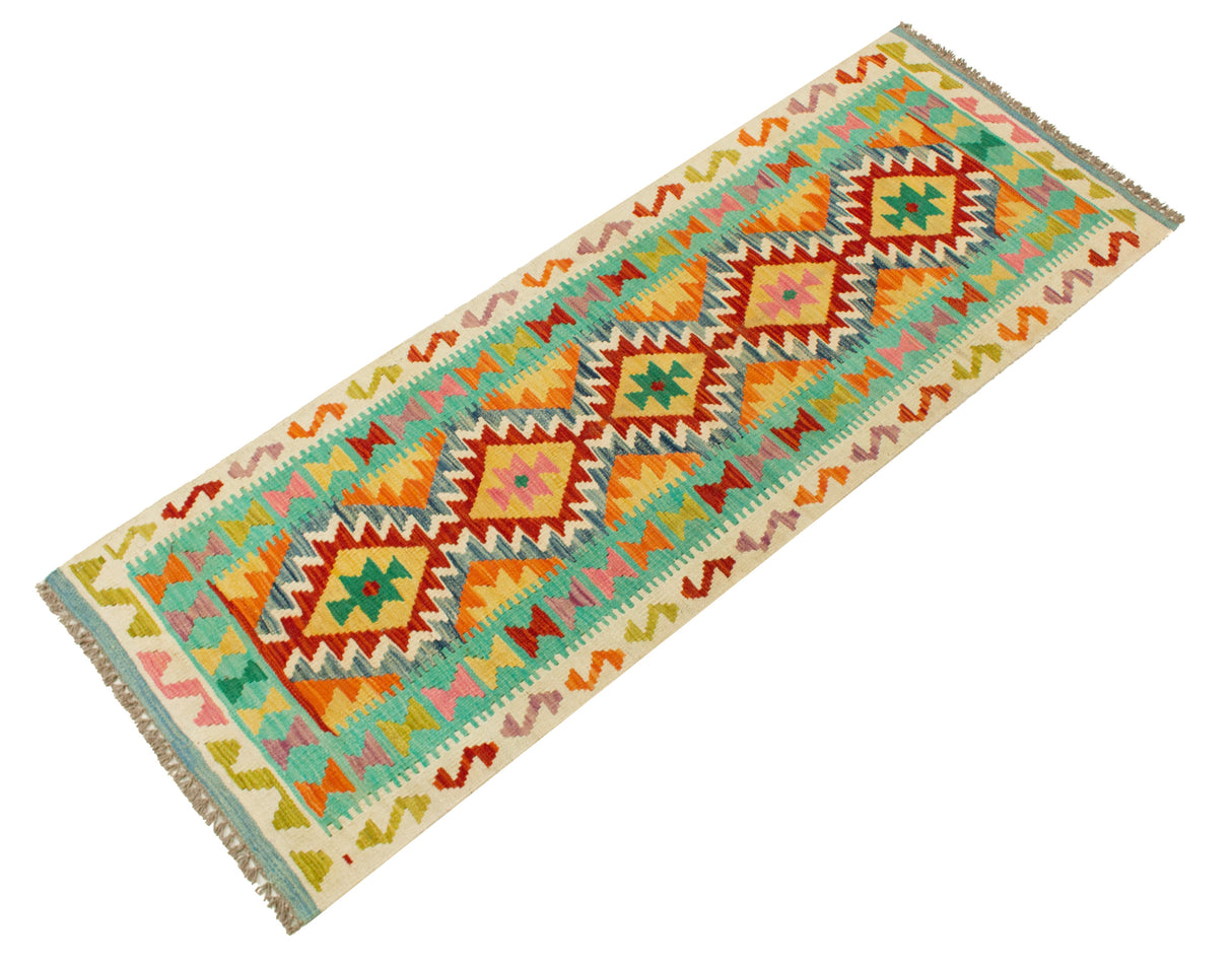 Kilim Afghan | 202 x 74 cm