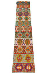 Kilim Afgano | 488 x 81 cm