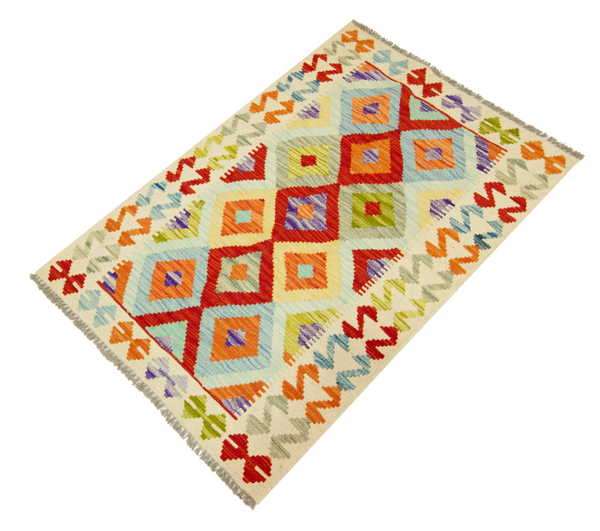 Kilim Afgano | 129 x 96 cm