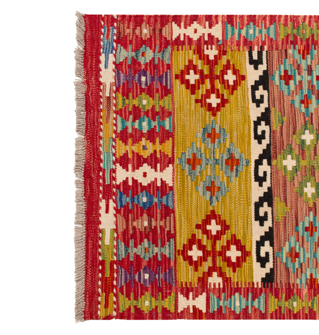 Kilim Afgano | 253 x 65 cm